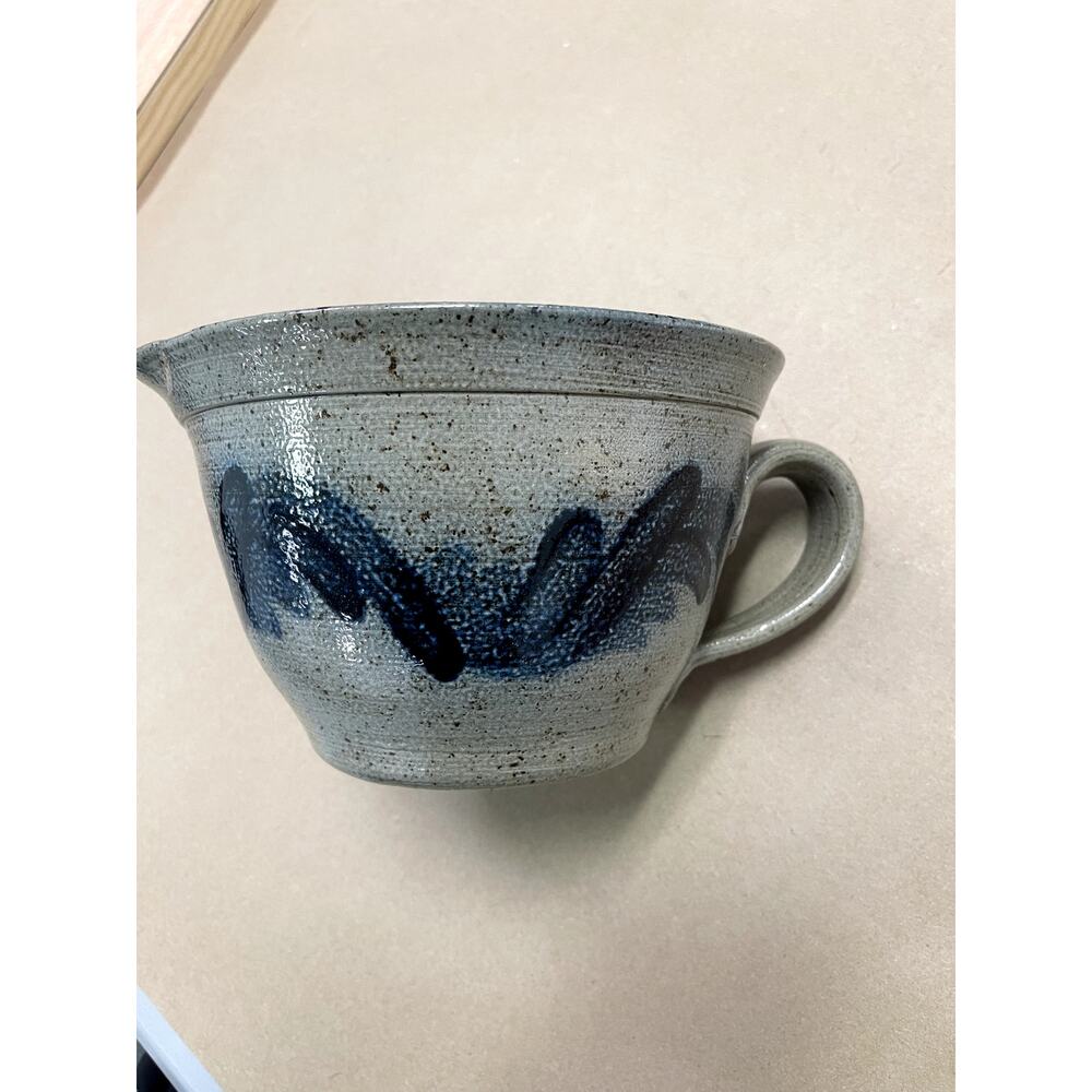 Vintage Maple City Pottery Salt‎ Glazed Batter Bowl 1987